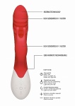PODGRZEWANY wibrator PRĄŻKI STYMULACJA Ignite  - Ignite - Rechargeable Heating G-Spot RabbitÂ Vibrator - Red