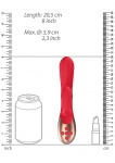 Podgrzewany wibrator punktu G Exquisite - Heating G-Spot Vibrator - Exquisite - Red