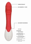 PODGRZEWANY wibrator PUNKT G Frenzy - Frenzy - Rechargeable Heating G-Spot Vibrator - Red