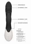 PODGRZEWANY wibrator RABBIT Punkt G  Sunburst - Sunburst - Rechargeable Heating G-Spot Rabbit VibratorÂ  - Black