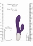 PODGRZEWANY wibrator RABBIT Punkt G  Sunburst - Sunburst - Rechargeable Heating G-Spot Rabbit VibratorÂ  - Purple