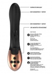 Podgrzewany wibrator stymulacja ŁECHTACZKI Opulent - Heating Rabbit Vibrator - Opulent - Black