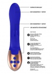 Podgrzewany wibrator stymulacja ŁECHTACZKI Opulent - Heating Rabbit Vibrator - Opulent - Blue