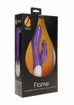 PODGRZEWANY wibrator STYMULATOR łechtaczki FLAME - Flame - Rechargeable Heating G-Spot RabbitÂ Vibrator - Purple