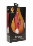 PODGRZEWANY wibrator STYMULATOR łechtaczki FLAME - Flame - Rechargeable Heating G-Spot Rabbit VibratorÂ  - Red