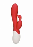 PODGRZEWANY wibrator STYMULATOR łechtaczki FLAME - Flame - Rechargeable Heating G-Spot Rabbit VibratorÂ  - Red