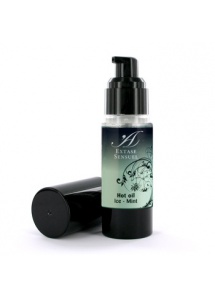 SexShop - Podniecający i rozpalający olejek Hot Oil Ice Mint miętowy - online