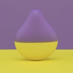 SexShop - Podręczny stymulator łechtaczki - Iroha by Tenga Mini Fuji Vibrator cytryna - online