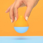 SexShop - Podręczny stymulator łechtaczki - Iroha by Tenga Mini Sora Mikan Vibrator beż - online