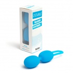 SexShop - Podwójna kulka do ćwiczeń mięśni Kegla - Tickler Vibes Trainer Toyfriend Double  Niebieski - online