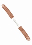 Podwójne Dildo Realistyczne 1700-23-CD - The D - Double D - 16 Inch - Caramel 