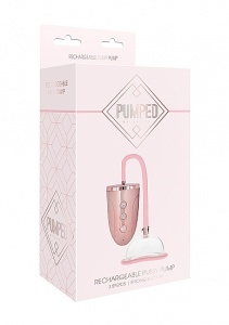 POMPKA DO stymulacji WARG I ŁECHTACZKI - Rechargeable Pussy Pump - Pink