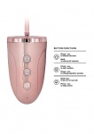POMPKA do sutków i łechtaczki ZESTAW rozmiar M - Automatic Rechargeable Clitoral & Nipple Pump Set - M - Pink