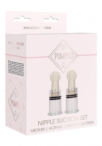 POMPKA DO SUTKÓW rozmiar M - Nipple Suction Set Medium - Transparent