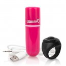 Sexshop - The Screaming O Charged Remote Control Vooom Bullet  Różowy - Potężny mini wibrator ze zdalnym sterowaniem - online