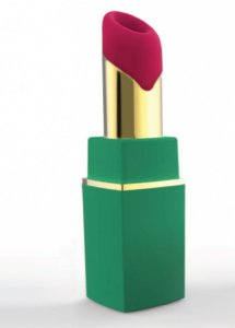 Sexshop - jak szminka - Powietrzny masażer łechtaczki - Womanizer 2Go Lipstick  Zielony - NOWOŚĆ - online