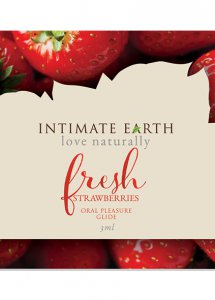 Sexshop - Smakowy żel nawilżający - Próbka 3ml - Intimate Organics Wild Strawberries Lube truskawki - online