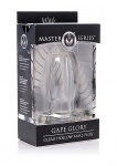 Przezroczysty przelotowy korek analny Gape Glory AF816-Large - Gape Glory Clear Hollow Anal Plug - Transparent
