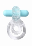 Przezroczysty wibrujący pierścień na penisa - Jayden - Clear - MA1720-CLR