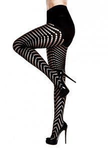 Sexshop - Rajstopy – Baci Geometric Jacquard Pantyhose   - online