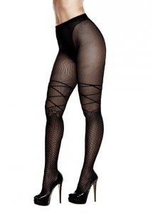 Sexshop - Rajstopy – Baci Ribbon and Bow Jacquard Pantyhose - online