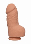 Realistyczny gruby Penis 1700-86-CD - Fat D - 8 Inch with Balls - ULTRASKYN - Vanilla