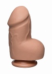 Realistyczny mały gruby Penis  1700-76-CD - Fat D - 6 Inch with Balls - ULTRASKYN - Vanilla