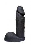 Mały Realistyczny Czarny Penis  + Jądra 1016-08-BX Vac-U-Lock - CodeBlack - Realistic UR3 Cock - 6" Cock 