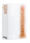 Realrock Dildo 8" wibrujące PRZYSSAWKA real - Vibrating Realistic Cock - 8" - Skin