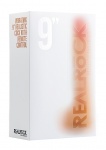 Realrock Dildo 9" wibrujące PRZYSSAWKA jądra - Vibrating Realistic Cock - 9" - With Scrotum - Skin