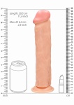 Realrock Realistyczny prawdziwy penis 11" - Realistic Cock - 11" - Skin
