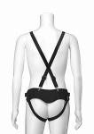 REGULOWANA UPRZĄŻ Z SZELKAMI- CZARNA  1090-50-BX - Suspender Harness With Plug - Black