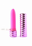 Roxie USB Lipstick Vibrator - silikonowy, luksusowy wibrator akumulatorowy - różowy MA17-001-P1