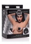 Silikonowe przyssawki do sutków - Plungers Extreme Suction Silicone Nipple Suckers - czarne AF413