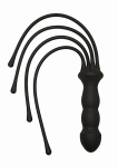 SILIKONOWY BAT DO ZABAWY EROTYCZNEJ CZARNY- 2404-25-BU - The Quad - Premium Silicone Whip - Black