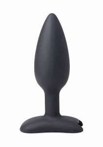Silikonowy korek analny z E-Stymulacją Bum Shock - Czarny AG260 - Bum Shock E-Stim Silicone Anal Plug - Black