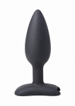Silikonowy korek analny z E-Stymulacją Bum Shock - Czarny AG260 - Bum Shock E-Stim Silicone Anal Plug - Black