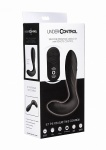 Stymulator prostaty na sterowanie z pilota - Silicone Prostate Vibrator with Remote Control - czarny AF872