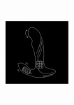 Silikonowy stymulator prostaty 17X P-TRIGASM 3 w 1 - czarny AG269 - 17X P-TRIGASM 3-in-1 Silicone Prostate Stimulator - Black