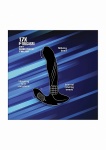Silikonowy stymulator prostaty 17X P-TRIGASM 3 w 1 - czarny AG269 - 17X P-TRIGASM 3-in-1 Silicone Prostate Stimulator - Black