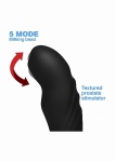 Silikonowy stymulator prostaty 17X P-TRIGASM 3 w 1 - czarny AG269 - 17X P-TRIGASM 3-in-1 Silicone Prostate Stimulator - Black