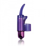 SexShop - Silny wibrator na palec Tingling Tongue PowerBullet fioletowy - online