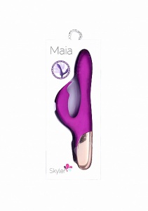 Skyler - Ultra giętki 15-funkcyjny wibrator króliczek JM-18104-L9- Skyler - Purple