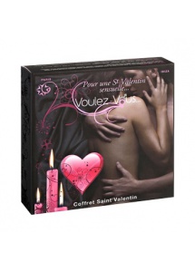 SexShop - Smakowity zestaw olejków i pyłków do ciała Voulez-Vous... - Gift Box Valentin - online