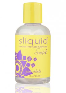 Sexshop - Sliquid Naturals Swirl Lubricant 125 ml Pina Colada - Smakowy środek nawilżający - online