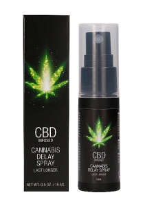 Spray opóźniający wytrysk z olejem konopnym CBD - CBD Cannabis Delay Spray - 15 ml