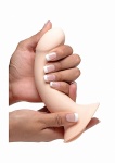 Sprężyste dildo z Silexpanu cieliste - Squeezable Phallic Dildo - AG330-FLESH