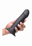 Sprężyste dildo z Silexpanu - Squeezable Phallic Dildo - AG330-BLACK