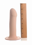 Sprężyste dildo z Silexpanu cieliste - Squeezable Phallic Dildo - AG330-FLESH