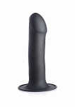 Sprężyste dildo z Silexpanu - Squeezable Phallic Dildo - AG330-BLACK